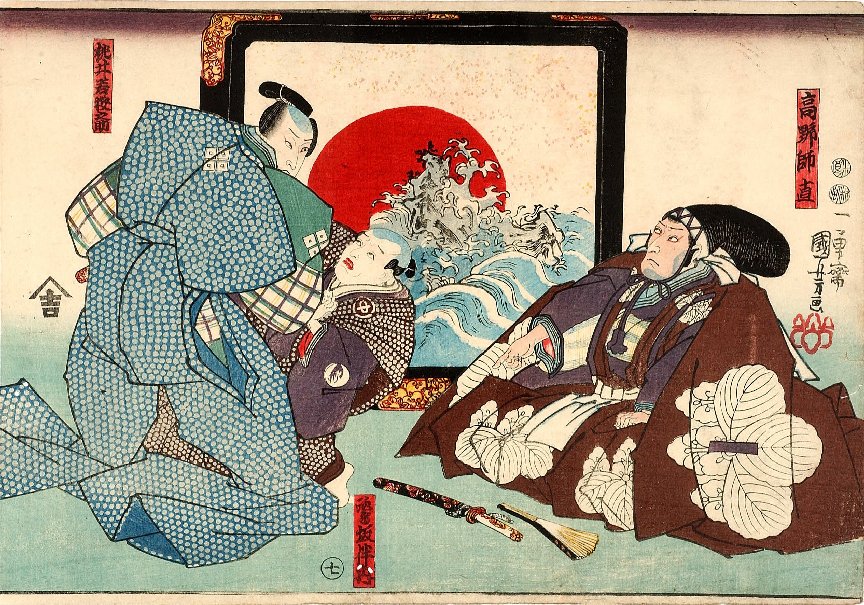 馬琴と演劇 Nonoyama Kōzan - Kabuki Theater - Japan - Edo period